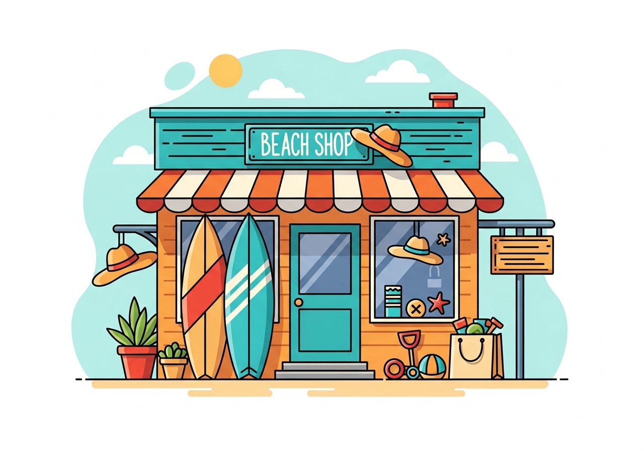 Beach Shops in Port Aransas